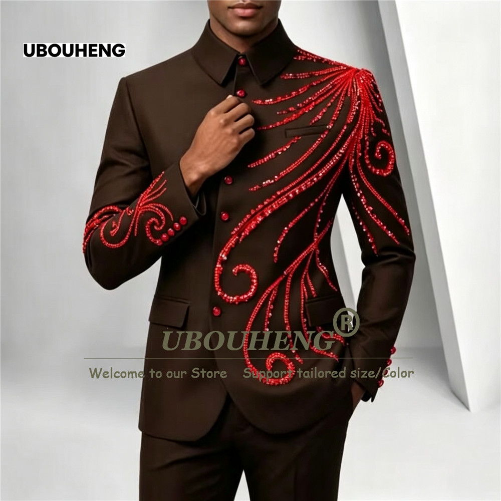 Men Formal Wear Wedding Guest - Мужской африканский костюм для торжественных мероприятий: