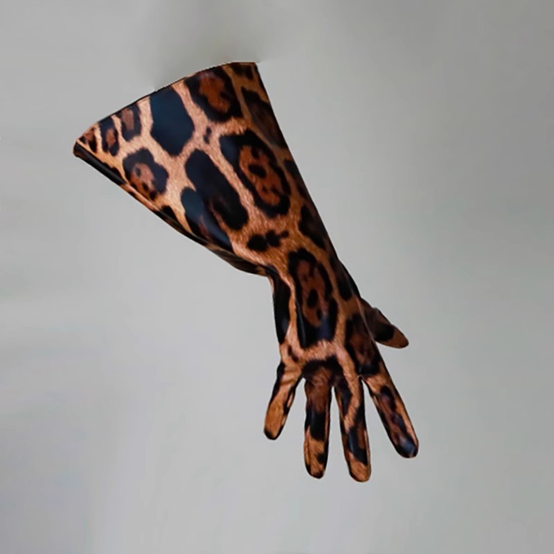 Formal Glove Leather - Женские модные длинные перчатки из искусственной