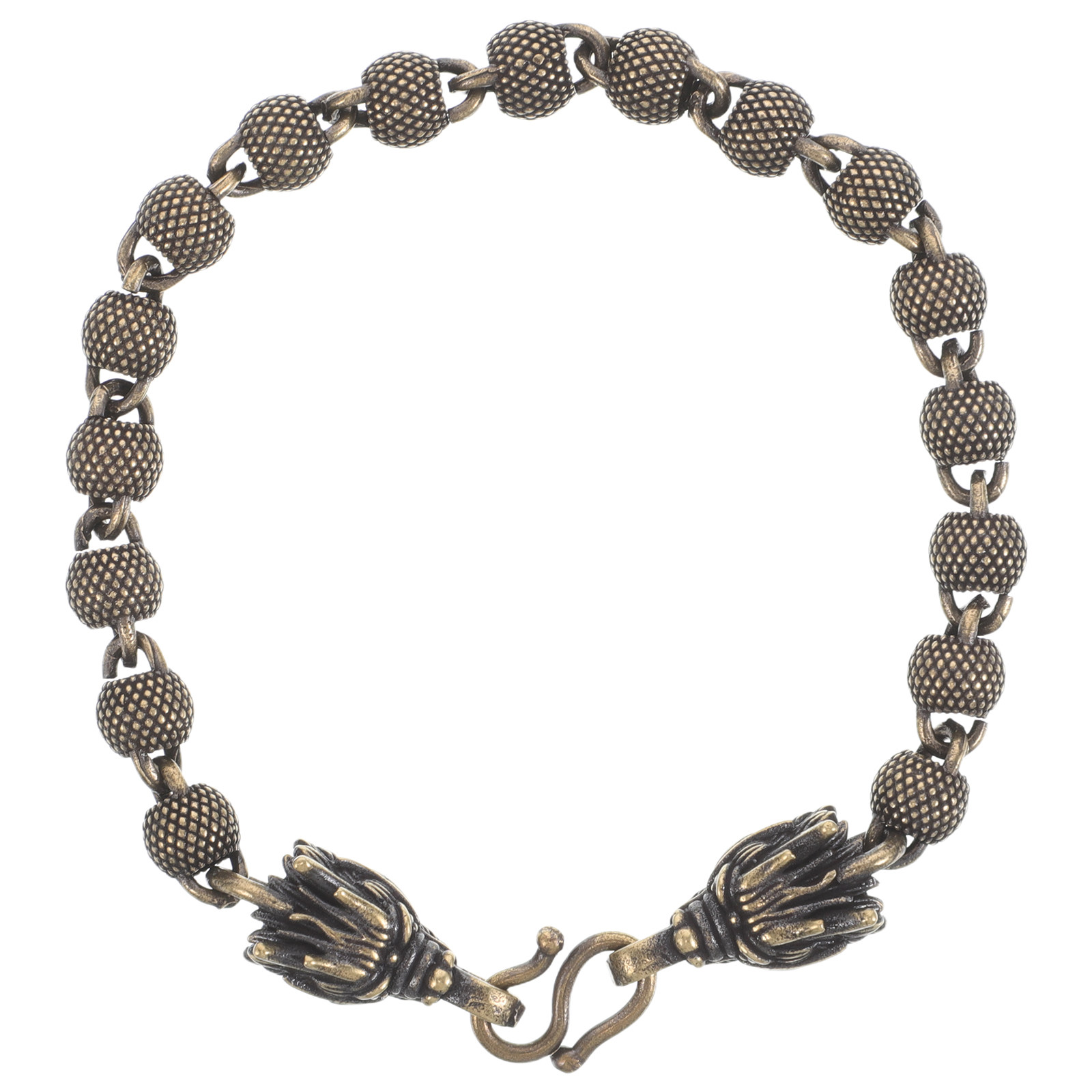 Men'S Formal Wear Jewelry - Винтажный браслет с драконом, медные бусины,