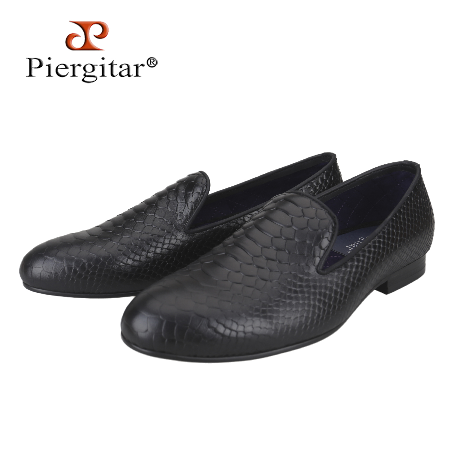 Men'S Luxury Formal Wear Brands - Мужские лоферы Piergitar, роскошный бренд, черные,