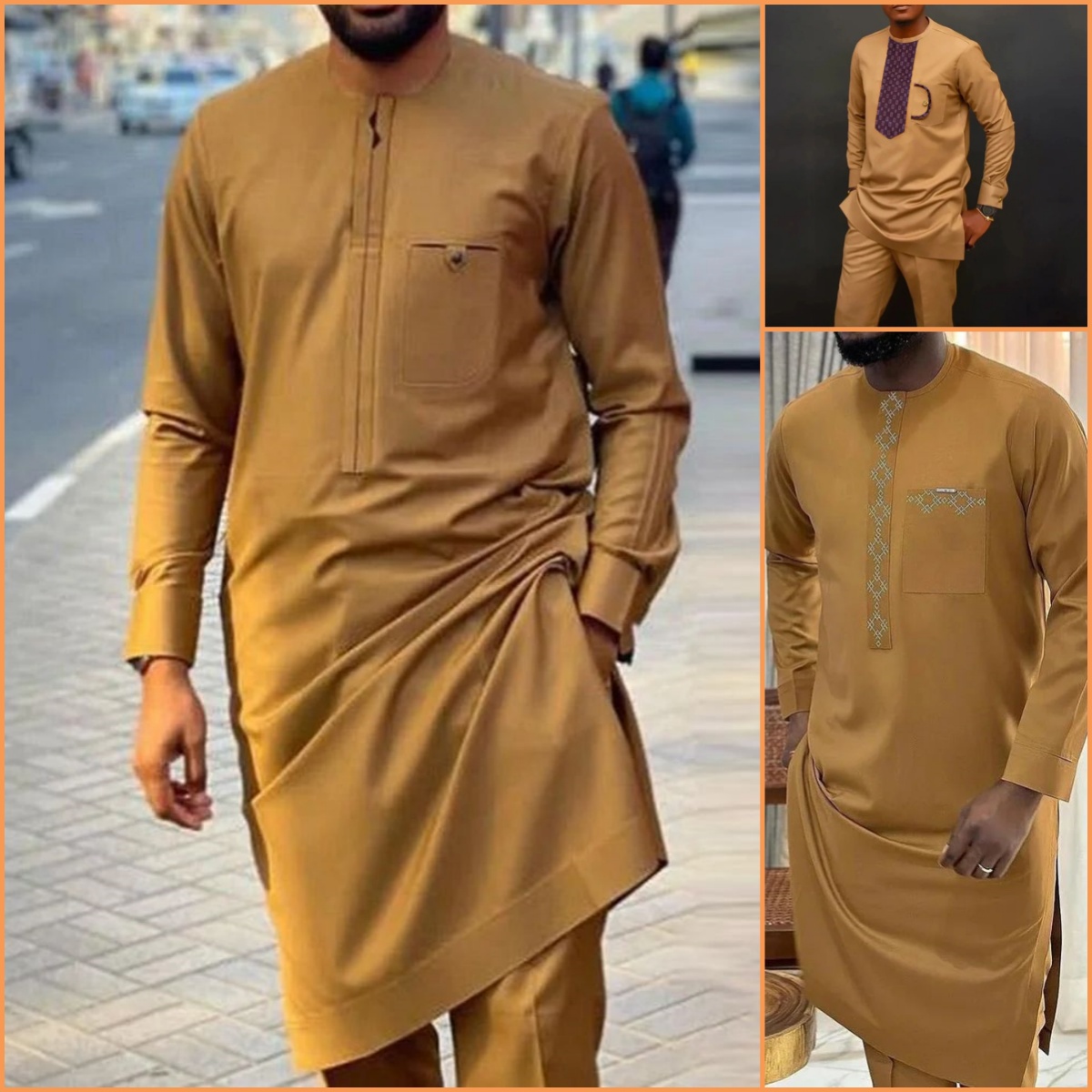 Men'S Formal Wear Rental - Новинка 2024, Африканский Традиционный Мужской комплект,