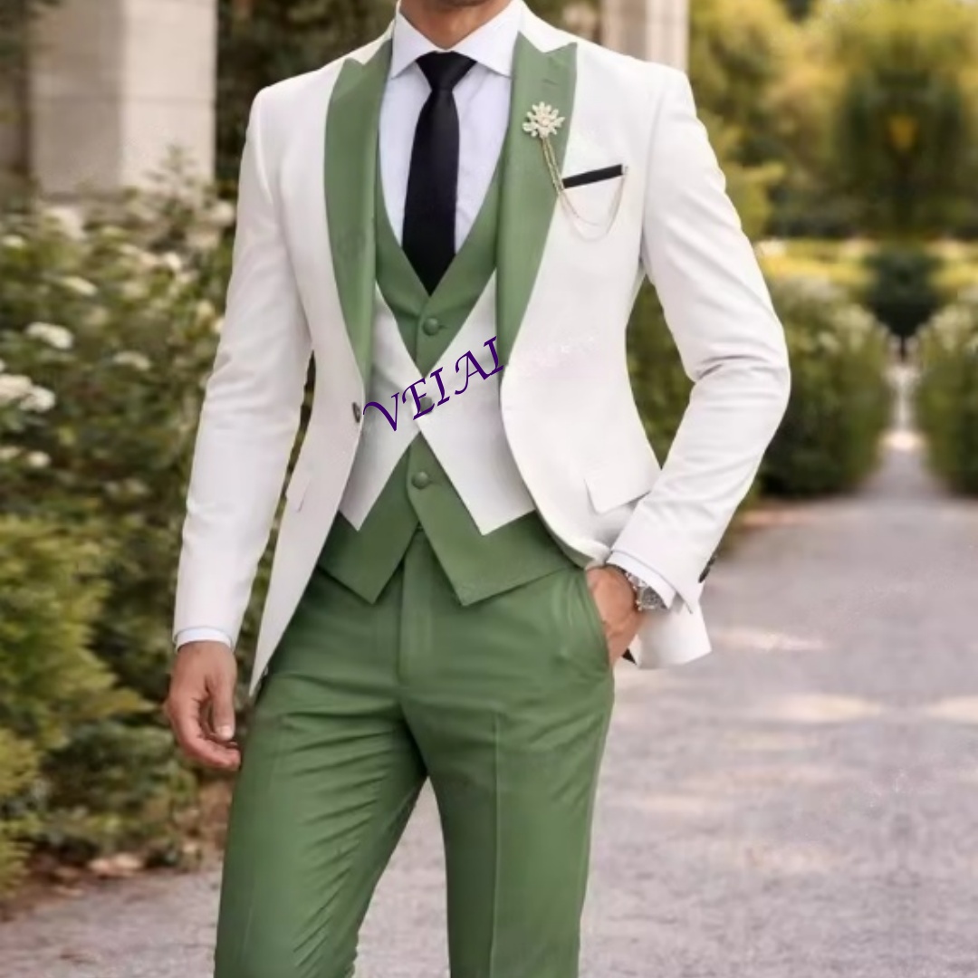Men'S Formal Wear Rental - Новый индивидуальный мужской костюм белого и