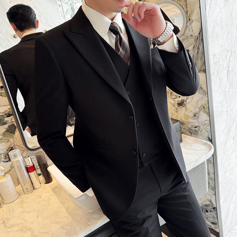 Мужской костюм-тройка, деловой – обзор и цена Men Formal Wear Top