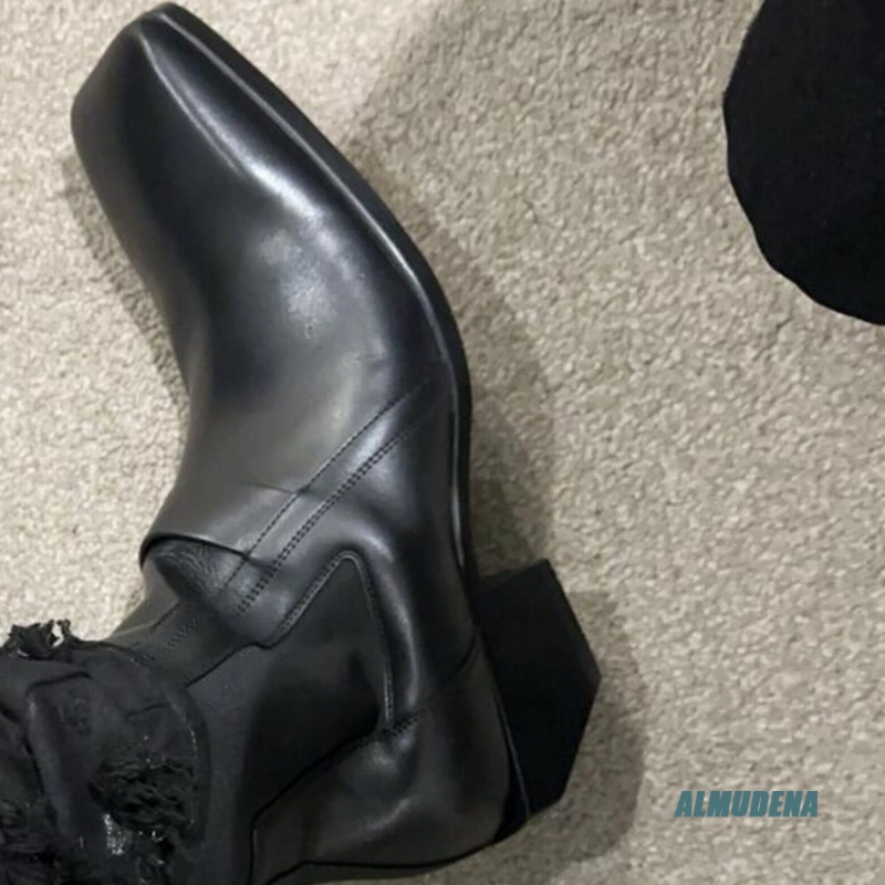 Мужские черные кожаные ботинки – обзор и цена Men'S Formal Style