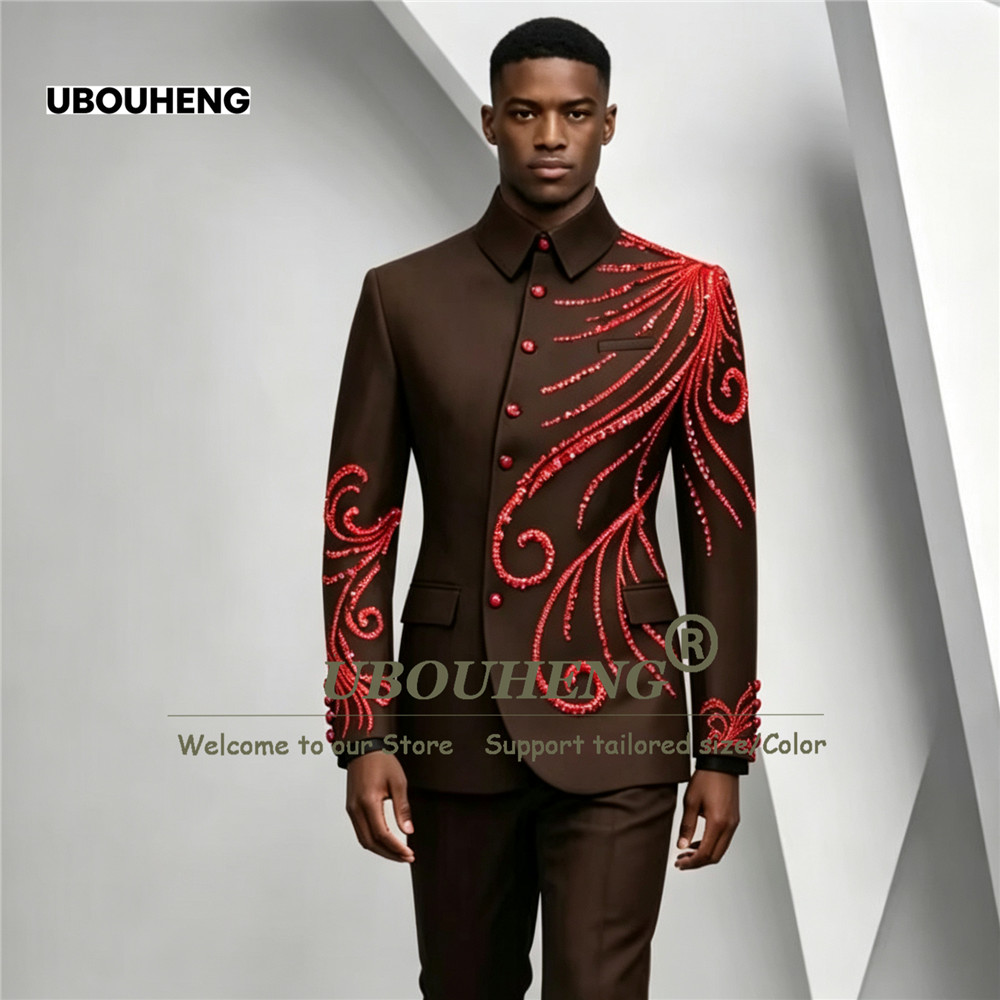 Мужской африканский костюм для – обзор и цена Men Formal Wear Wedding Guest