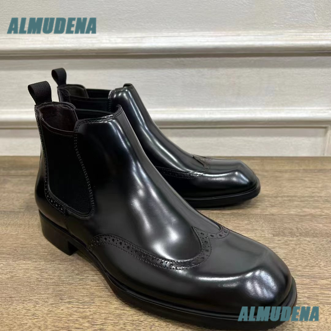 Мужские коричневые глянцевые б – обзор и цена Men'S Formal Style