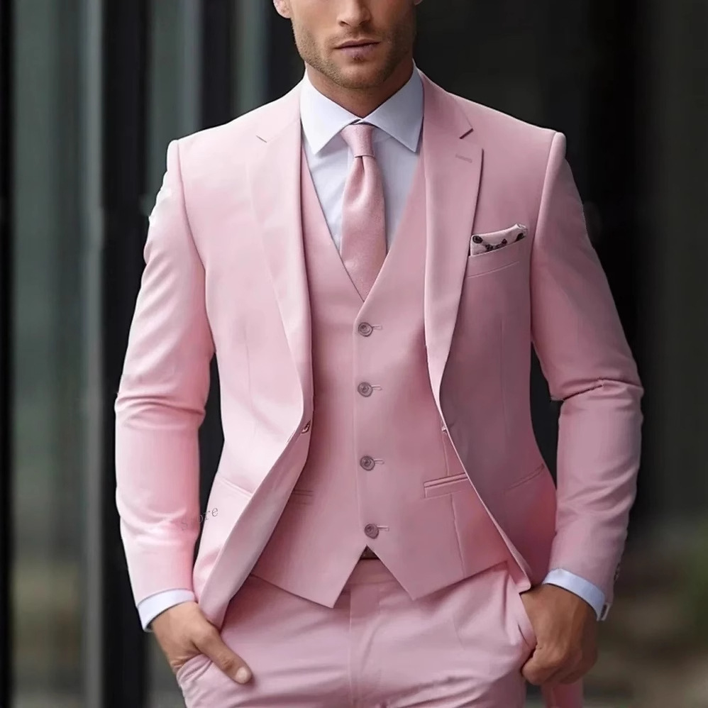 Трехкомпонентный розовый мужск – обзор и цена Men'S Formal Wear For Reception