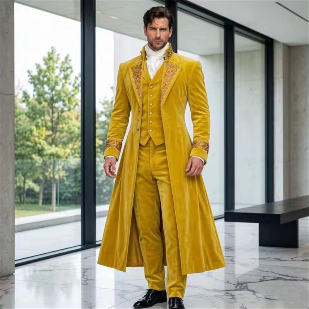 Мужской бархатный костюм из тр – обзор и цена Men Formal Wear Wedding Guest